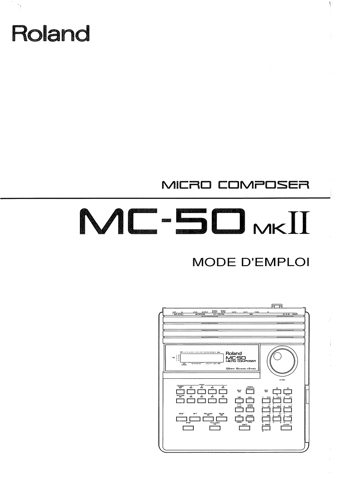 Roland MC-50 MKII User Manual