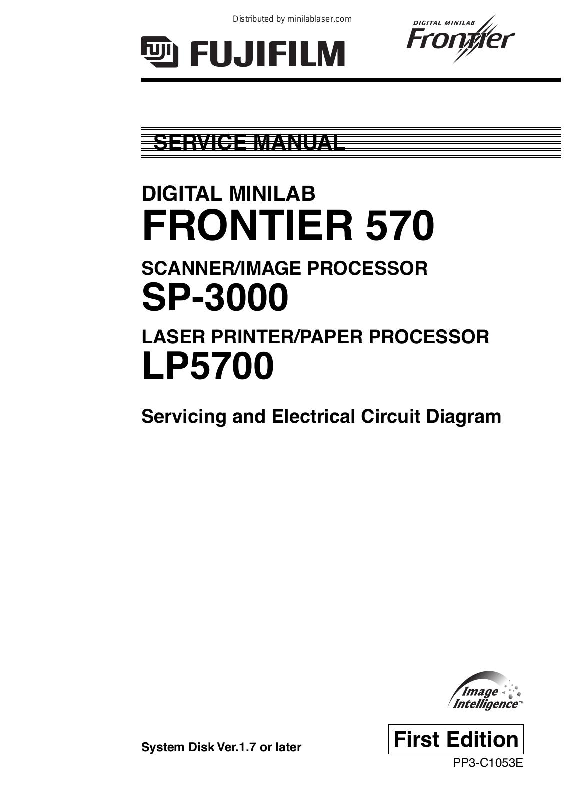 FujiFilm SP-3000, Frontier 570, LP5700 Service Manual