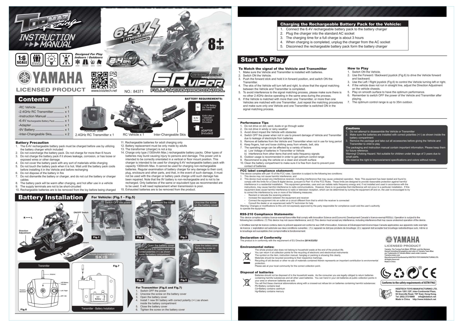 KIDZTECH TOYS 8437119 24GTX User Manual