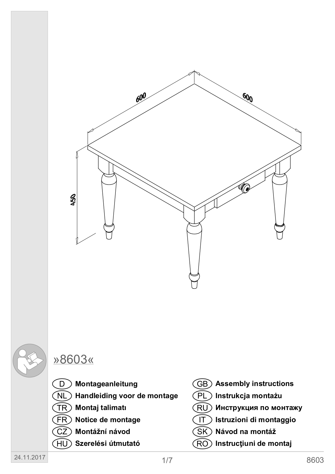 Home affaire Noah Assembly instructions - ManualMachine.com