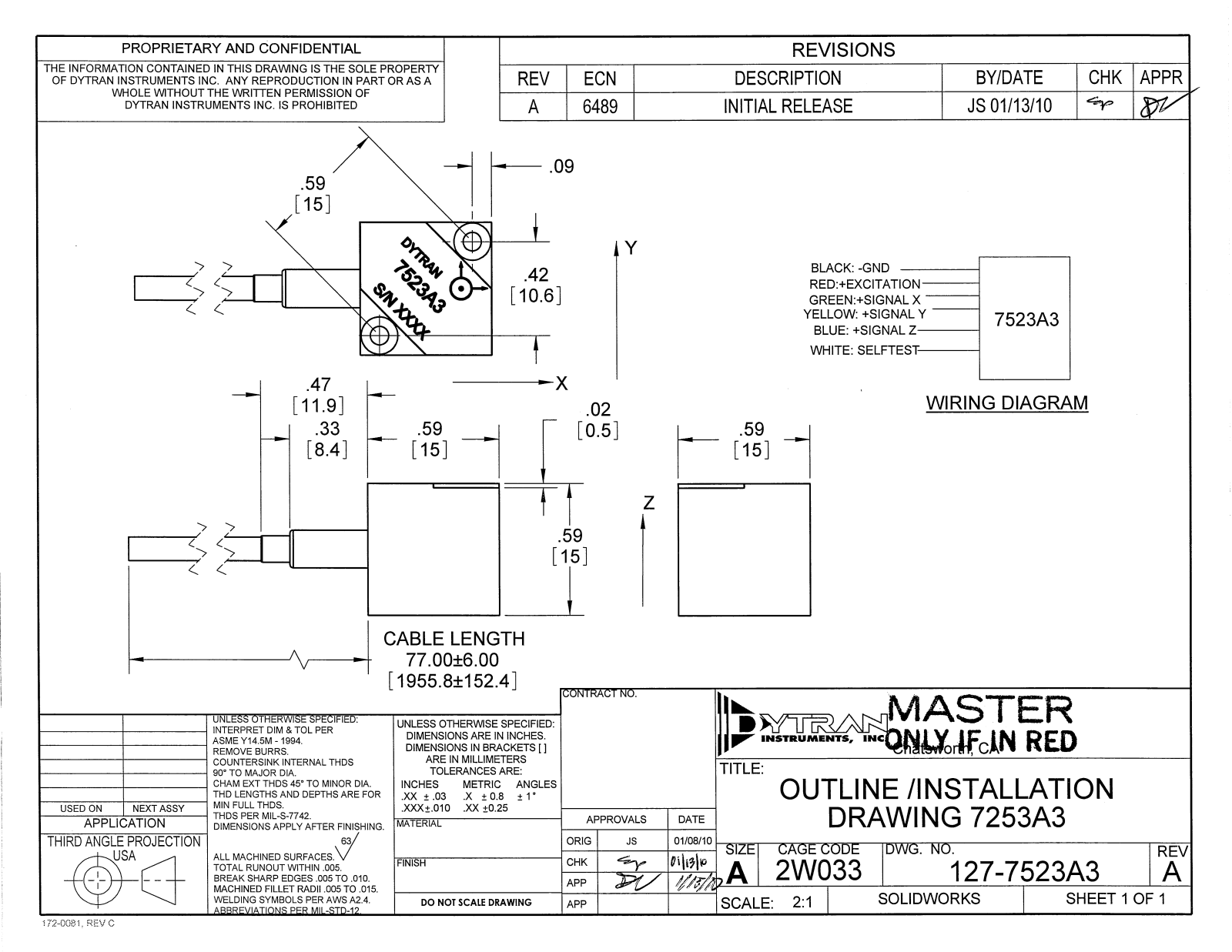 Datasheet 7523A Datasheet (DYTRAN) - ManualMachine.com