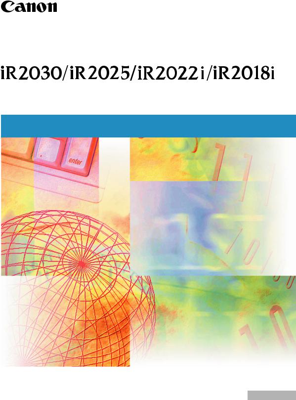 Canon IR2025, IR2022I, IR2018I, IR 2030 User Manual