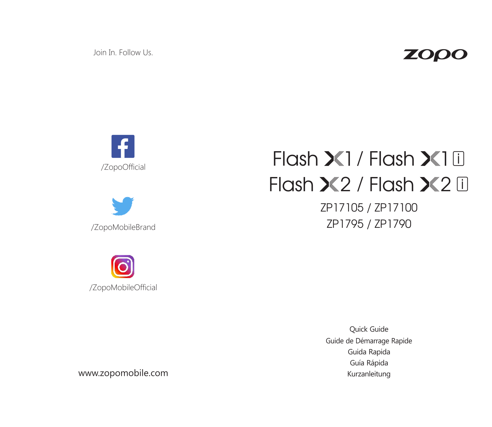 ZOPO Flash X1 Notice de prise en main