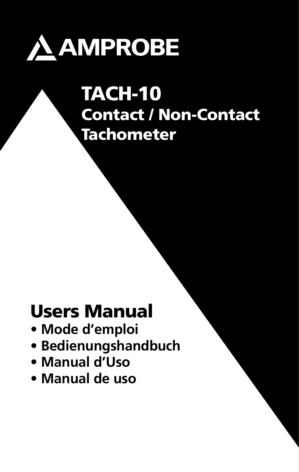 Amprobe TACH-10 User Manual