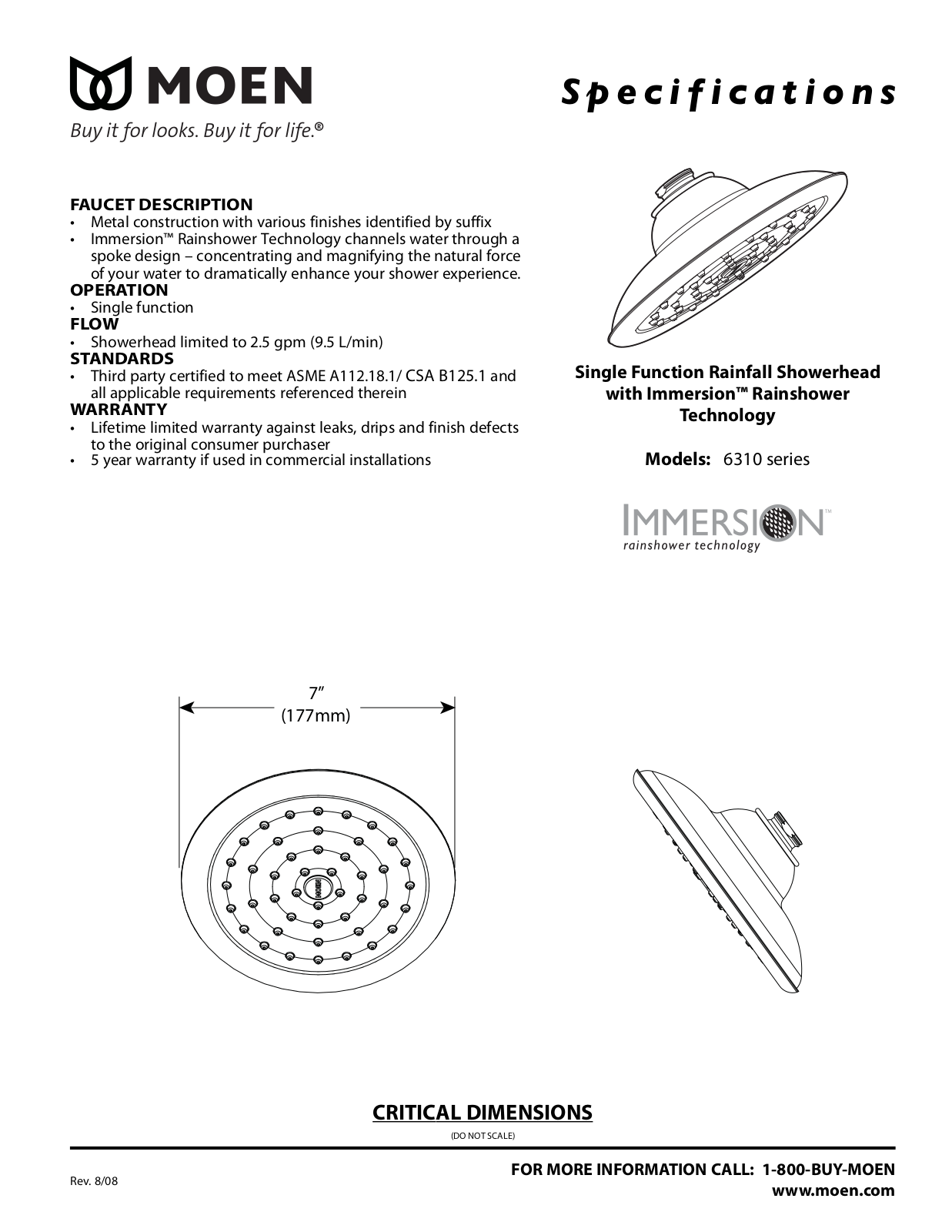 Moen 6310 User Manual - ManualMachine.com