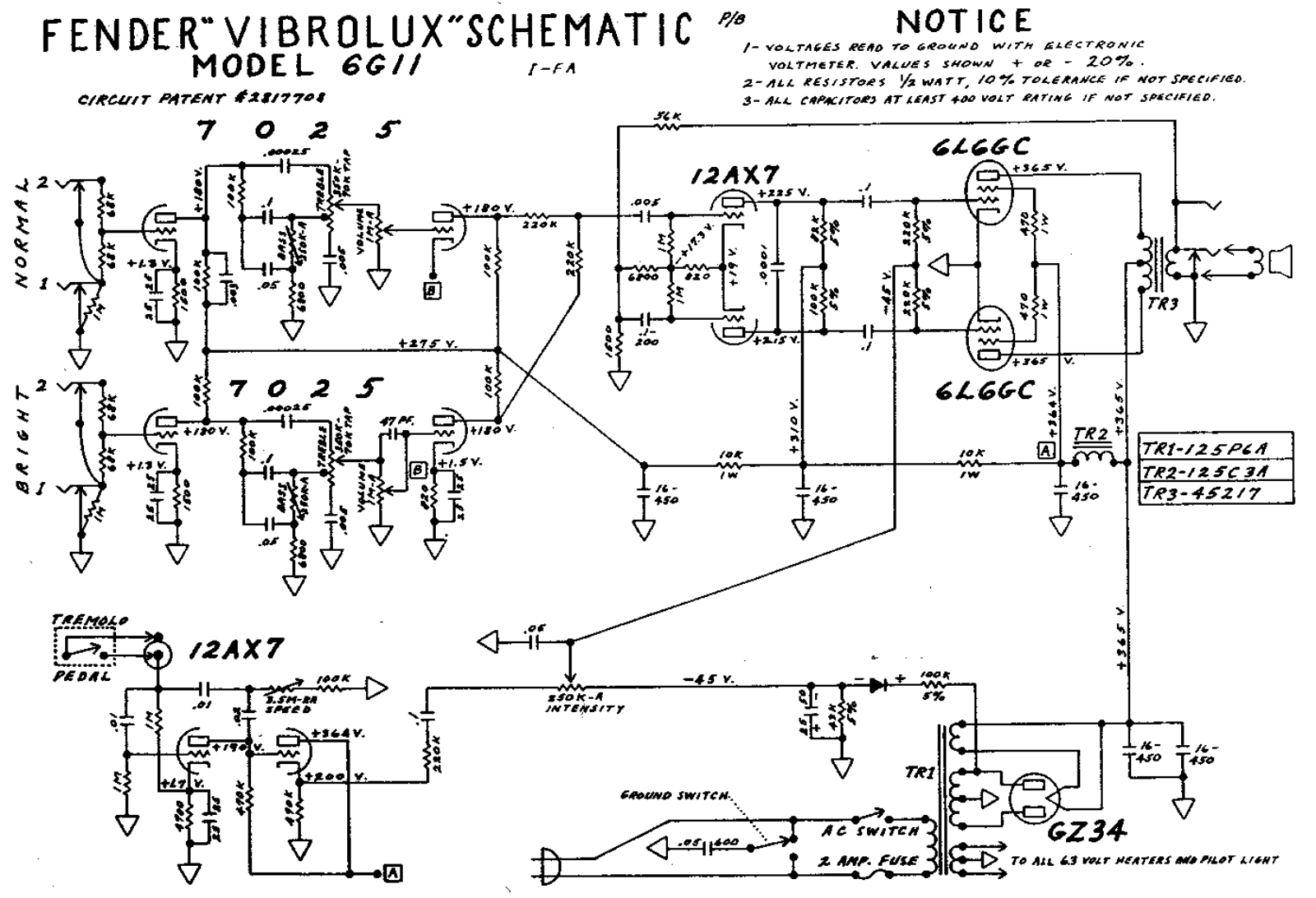 Fender 6g11 schematic