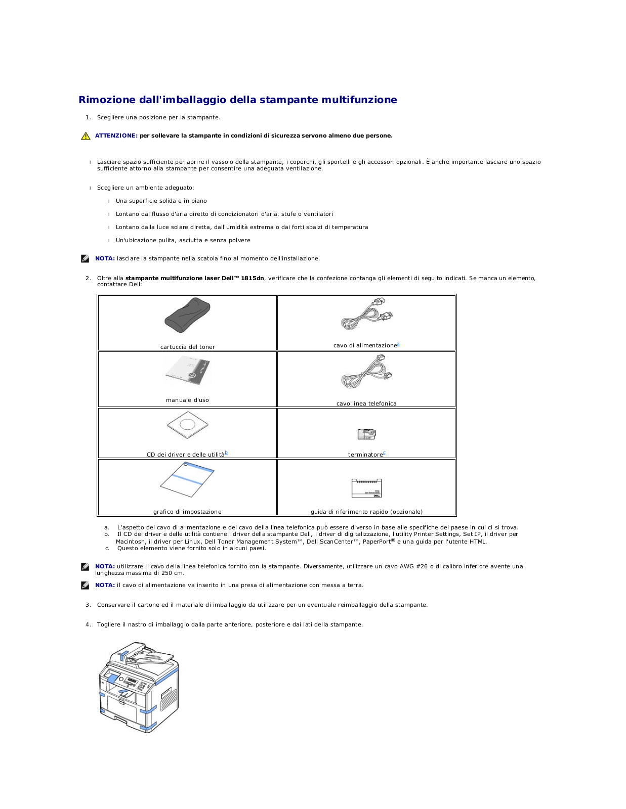 Dell 1815dn User Manual