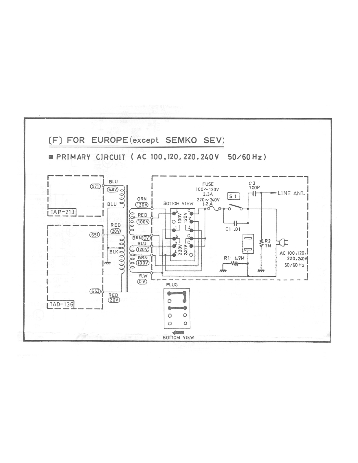 JVC VR-5515-L Schematic