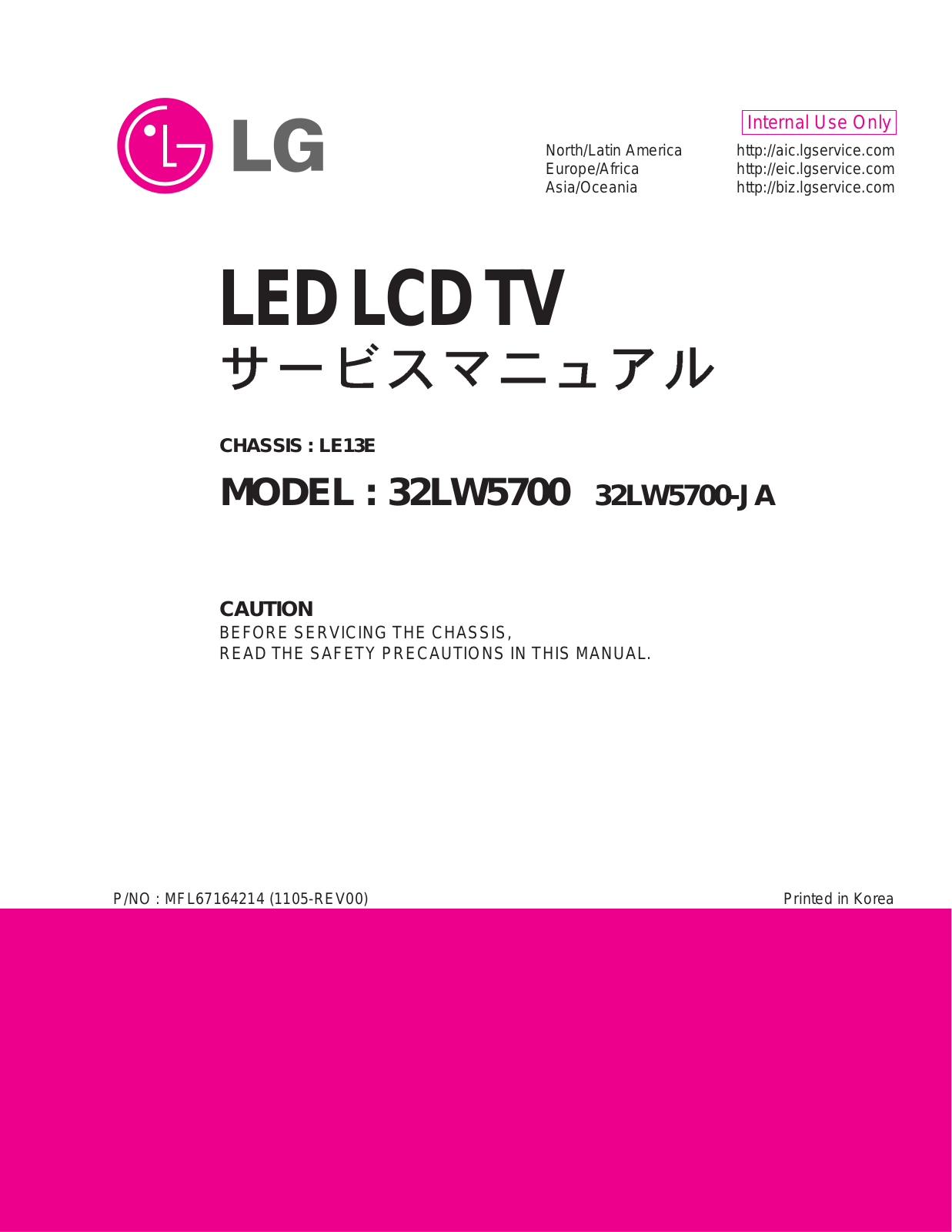 LG 32LW5700 Schematic