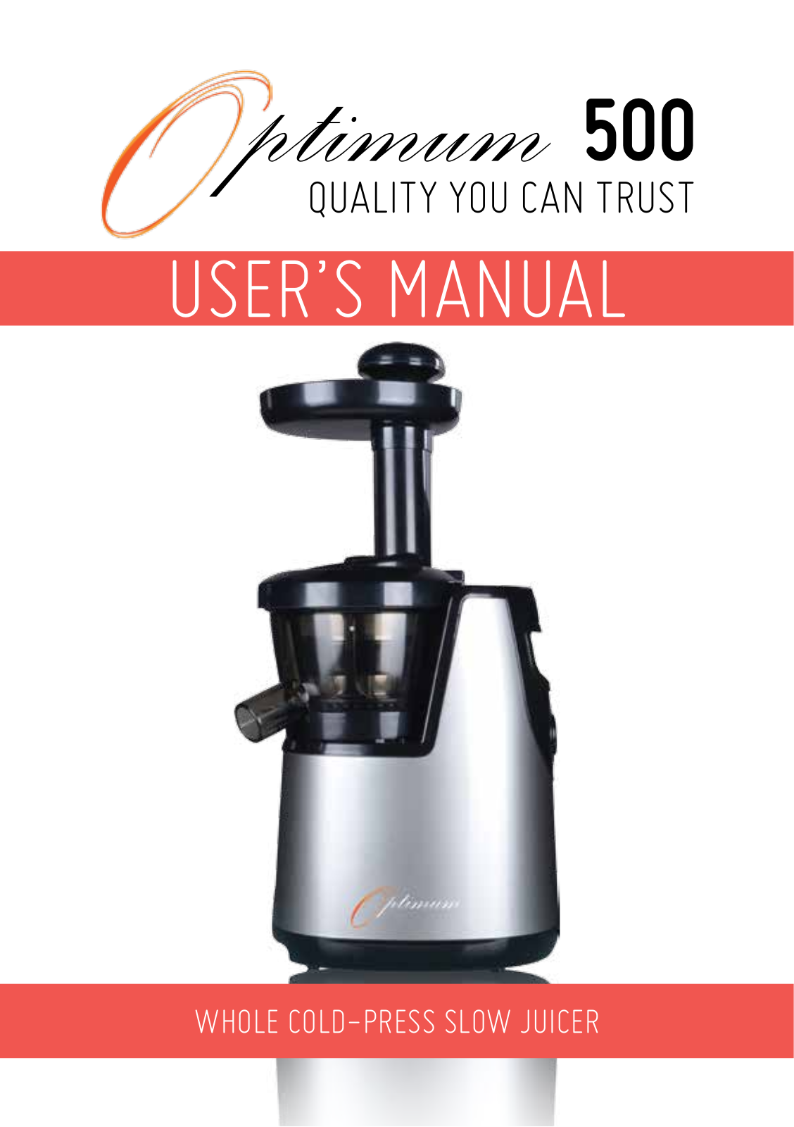 Optimum OPT 500 User Manual - ManualMachine.com
