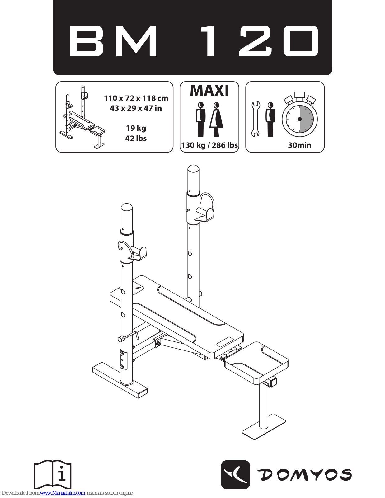 Domyos BM 120 Safety Information Manual