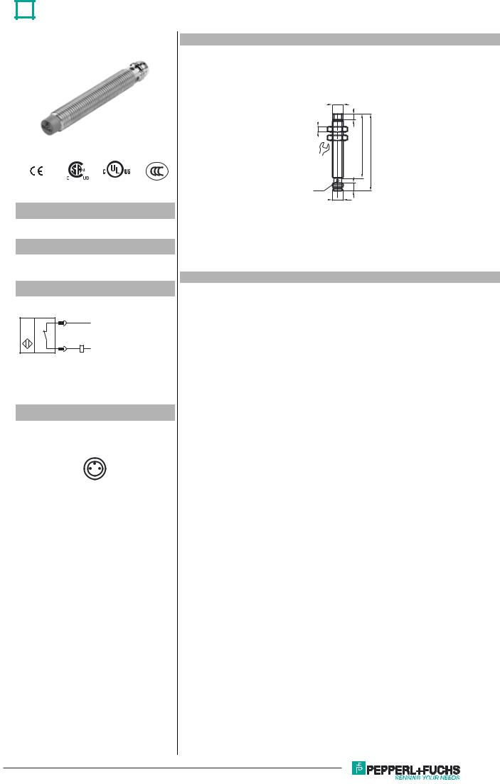 Pepperl Fuchs NCN2-8GM50-Z1-V3 Data Sheet