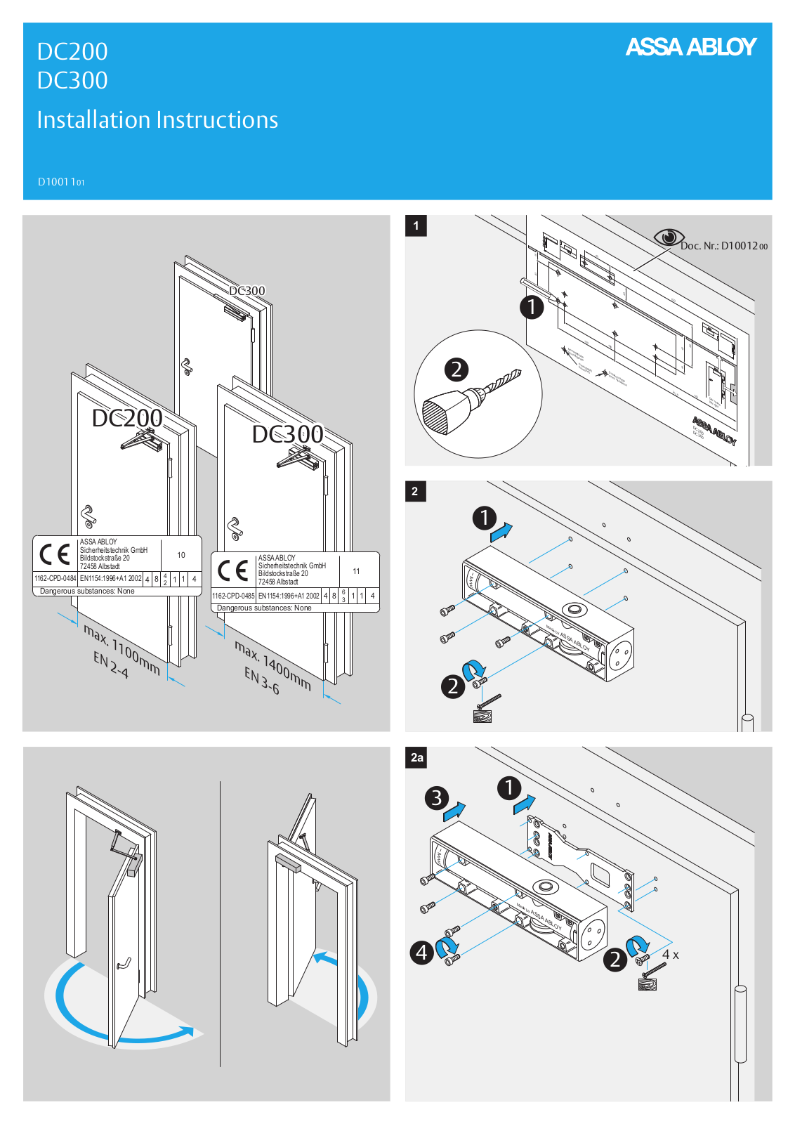 ASSA ABLOY DC300, DC200 User Manual - ManualMachine.com