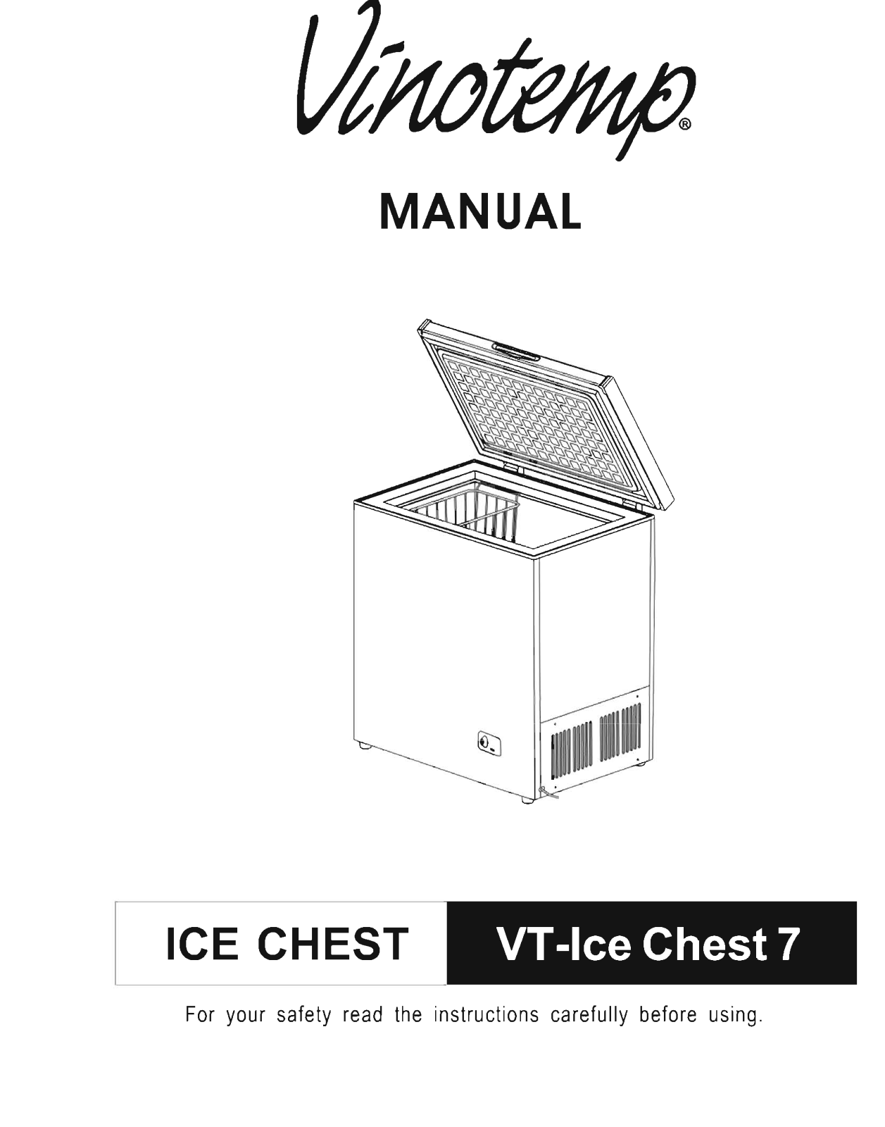 Vinotemp VT-Ice User Manual