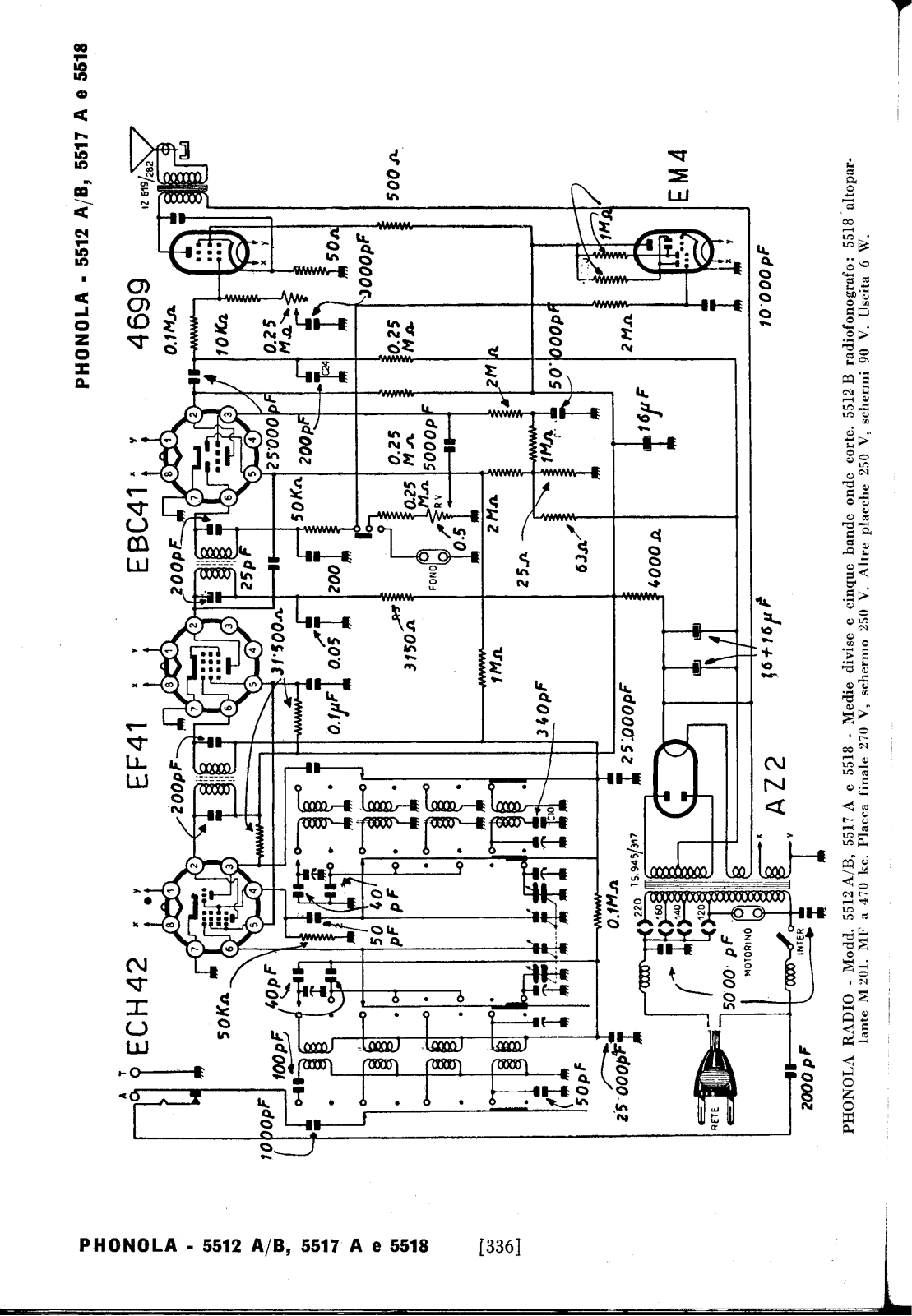 PHONOLA 5512a-b, 5517a, 5518 Schematic - ManualMachine.com