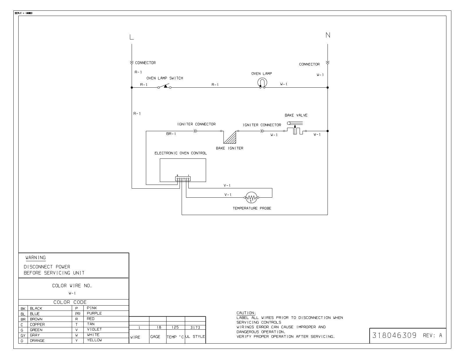 Frigidaire FGB24T3ESD Wiring Diagram