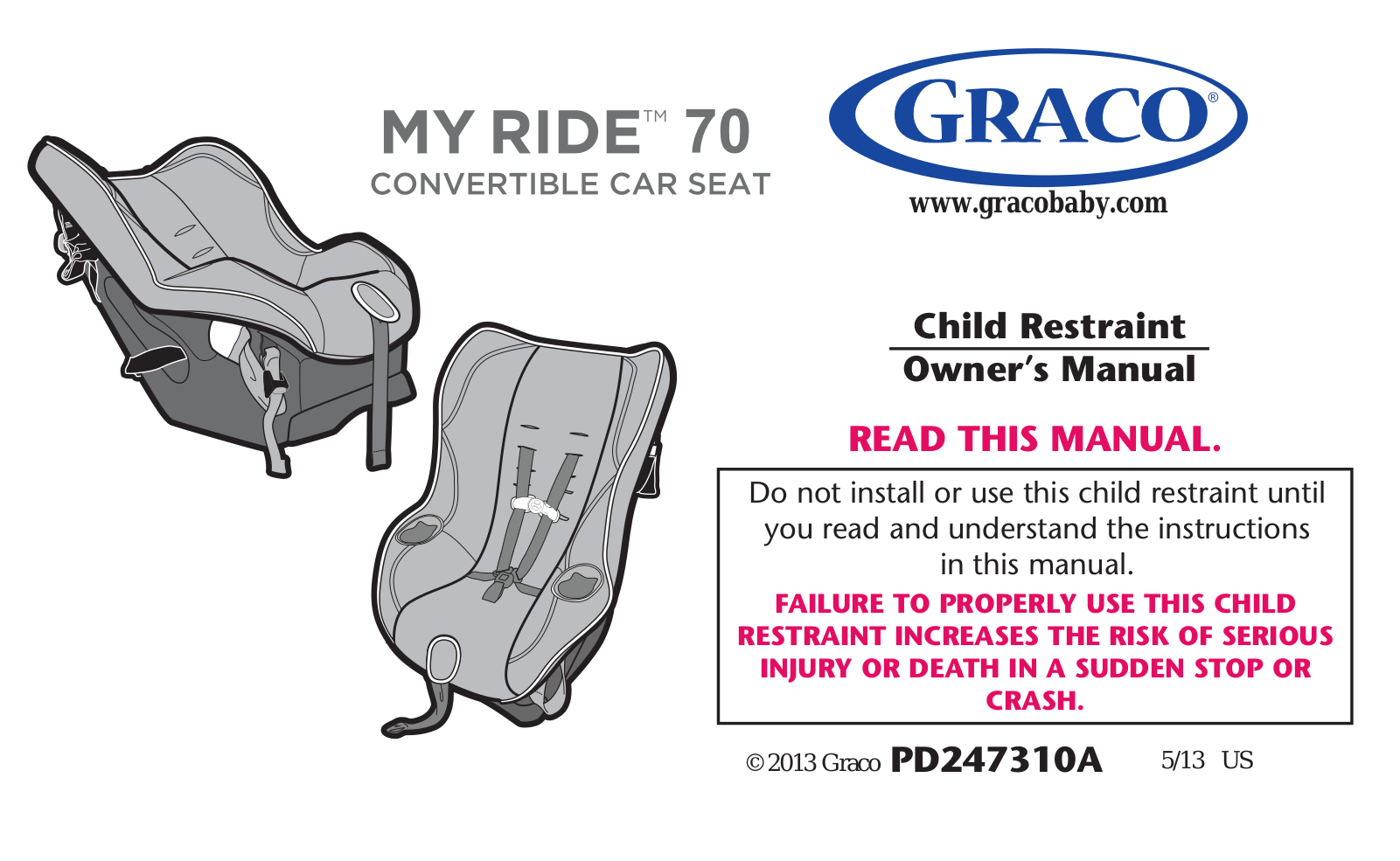 Graco PD247310A User Manual