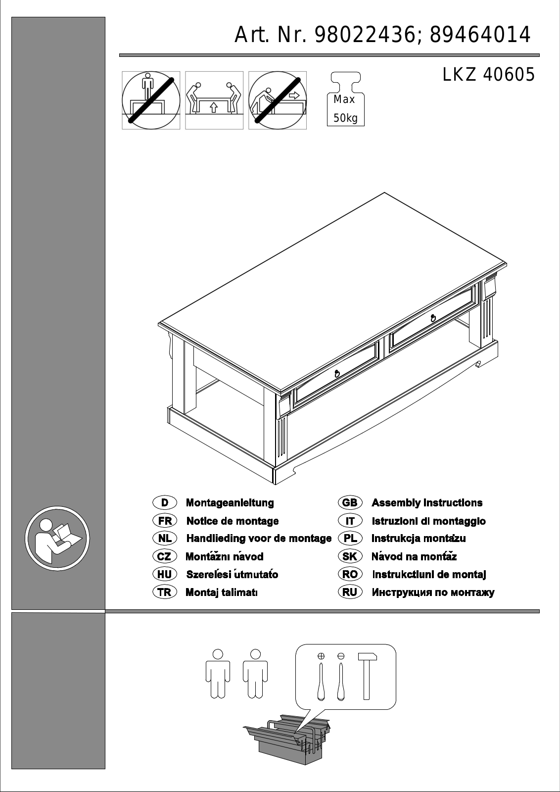 Home affaire Anna Assembly instructions - ManualMachine.com