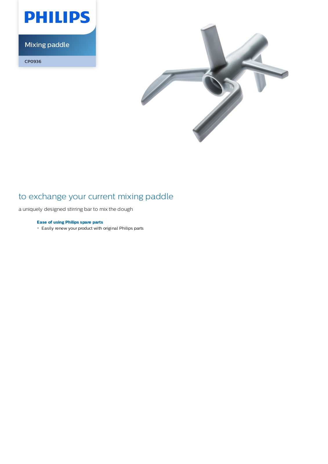 Philips CP0936/01 leaflet - ManualMachine.com