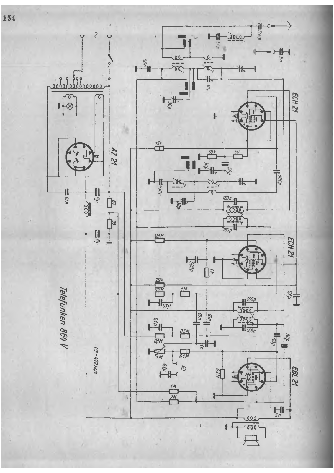 Telefunken 864V Schematic - ManualMachine.com
