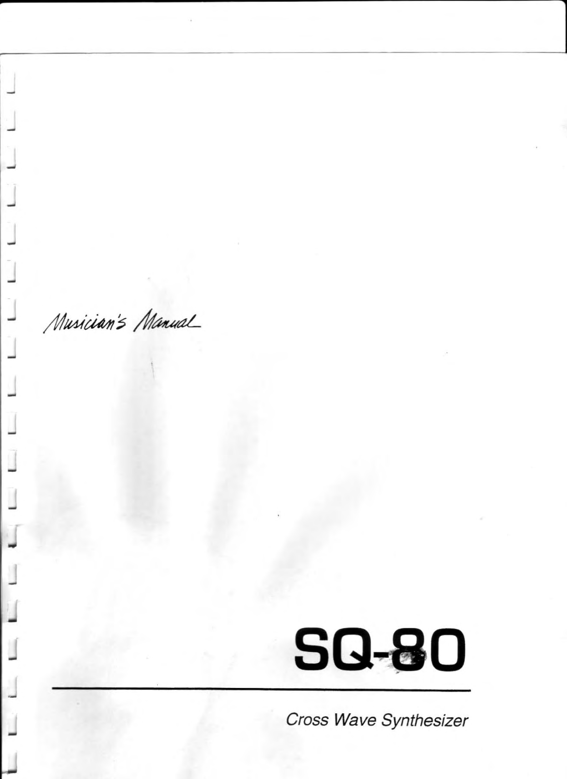 Ensoniq SQ-80 User Manual