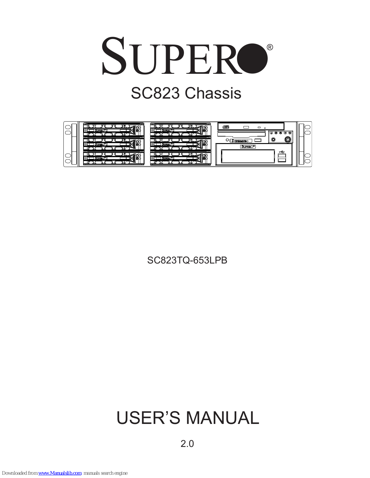 Supero SC823TQ-653LPB User Manual