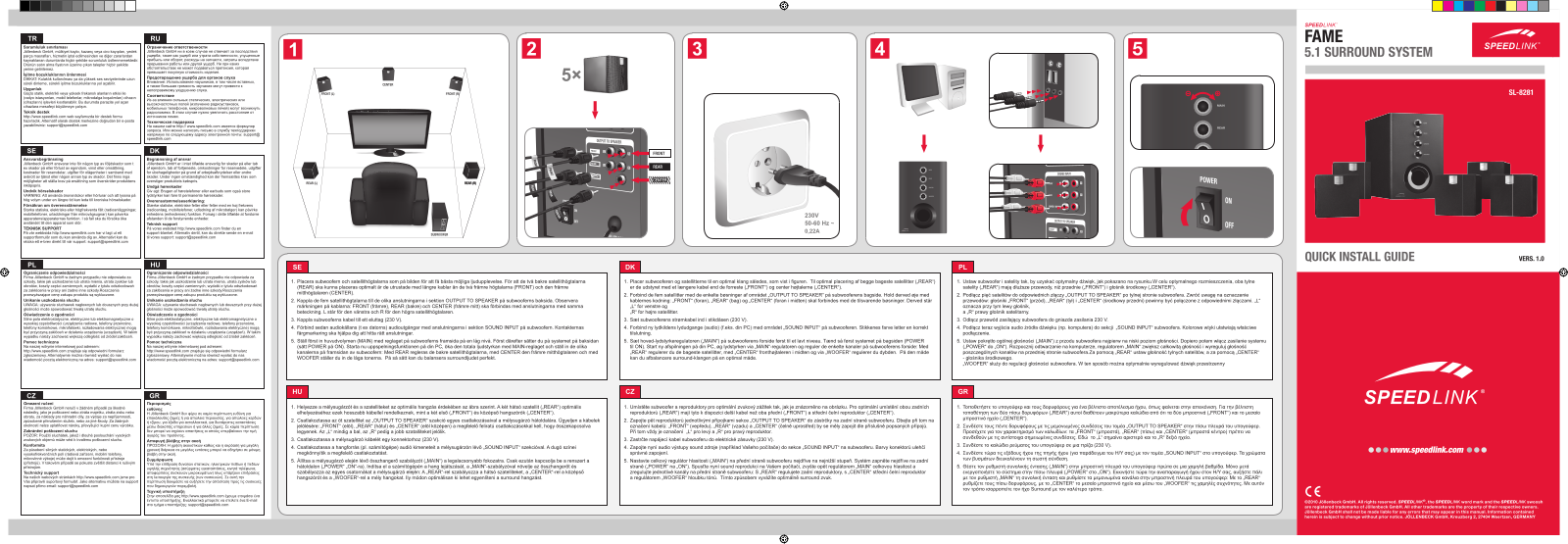 SpeedLink SL-8281, FAME quick install guide