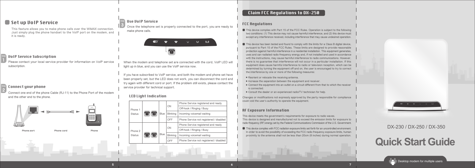 Green Packet Berhad DX250-GP Users Manual