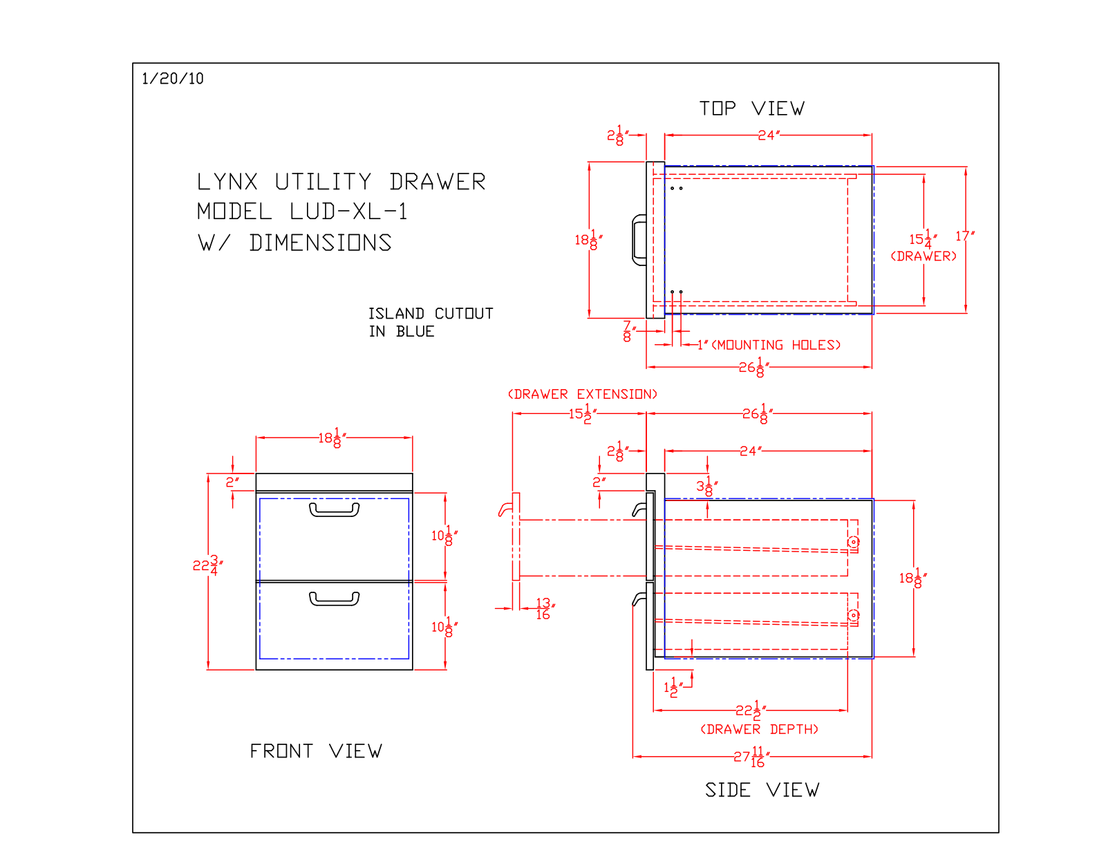 Lynx LUDXL1 User Manual