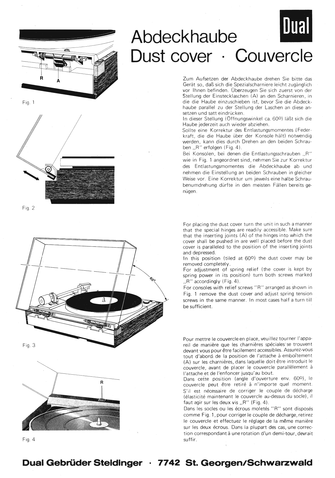 Dual Dust Cover User Manual