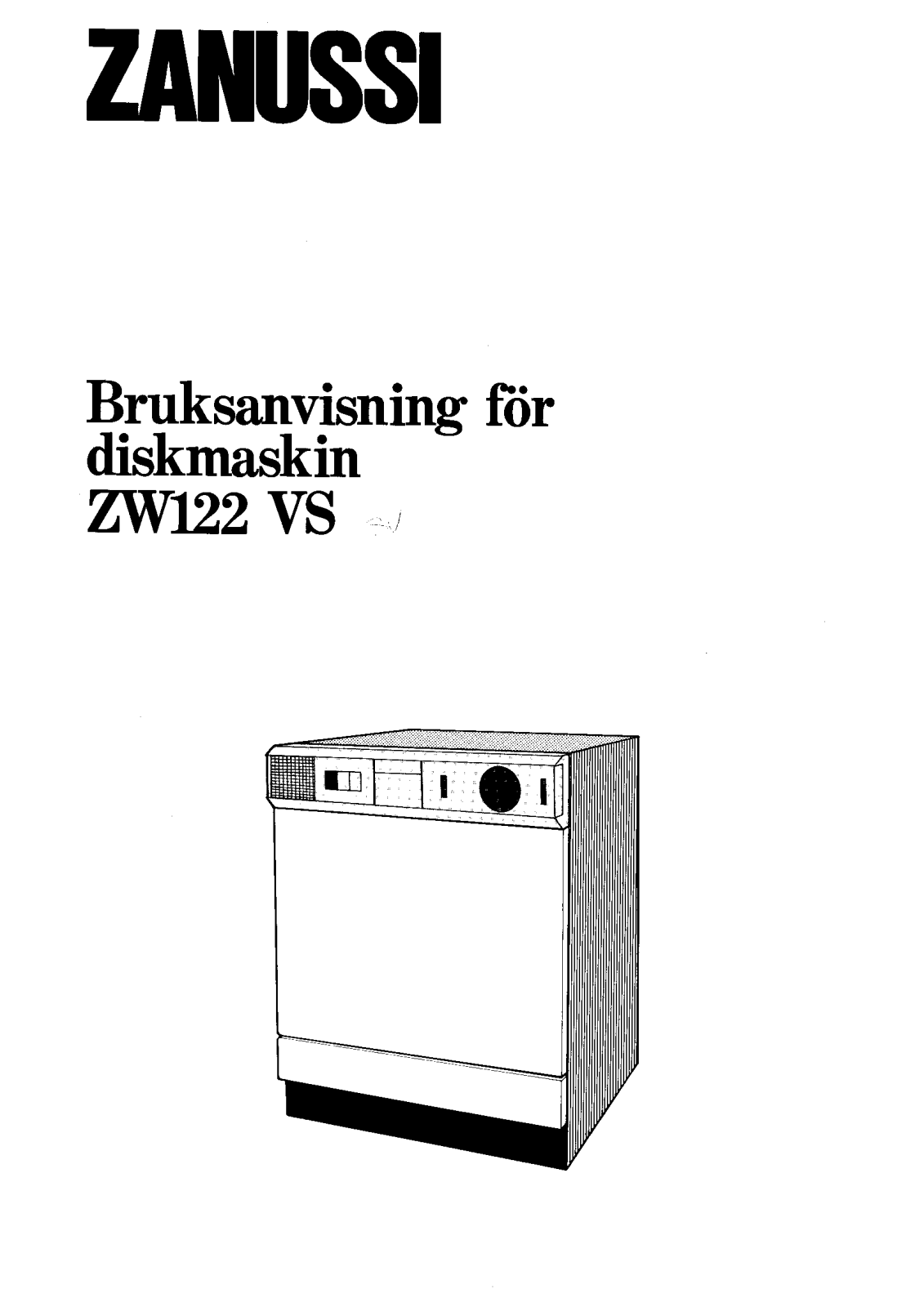 Zanussi ZW122VS User Manual