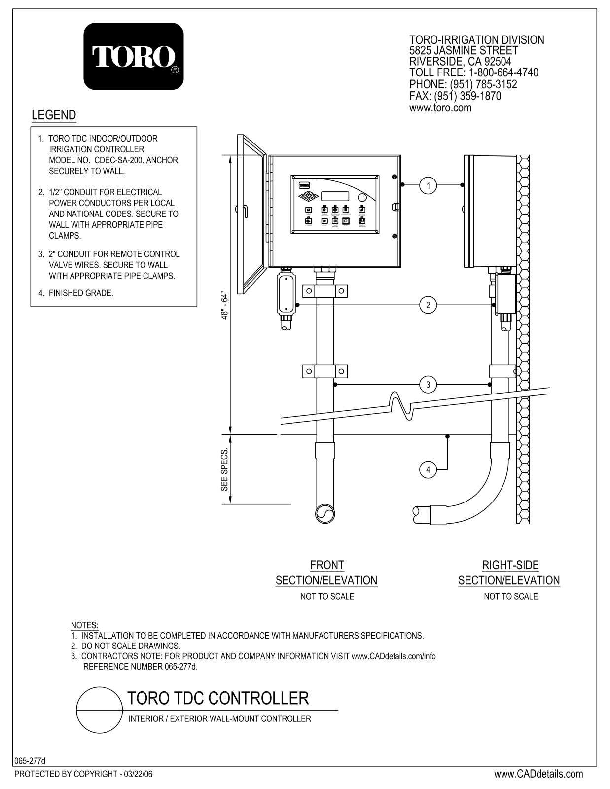 Toro TDC 2-Wire System Installation Instructions