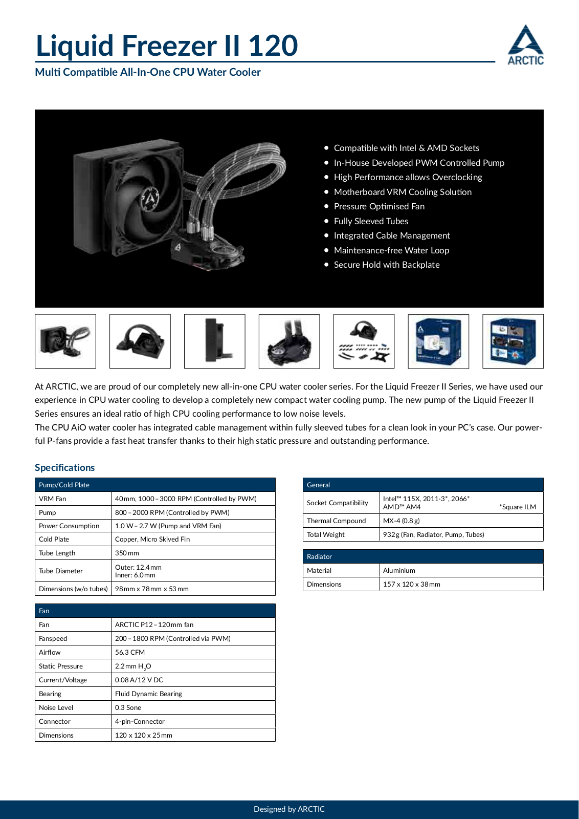 Arctic liquid Freezer II 120 User Manual