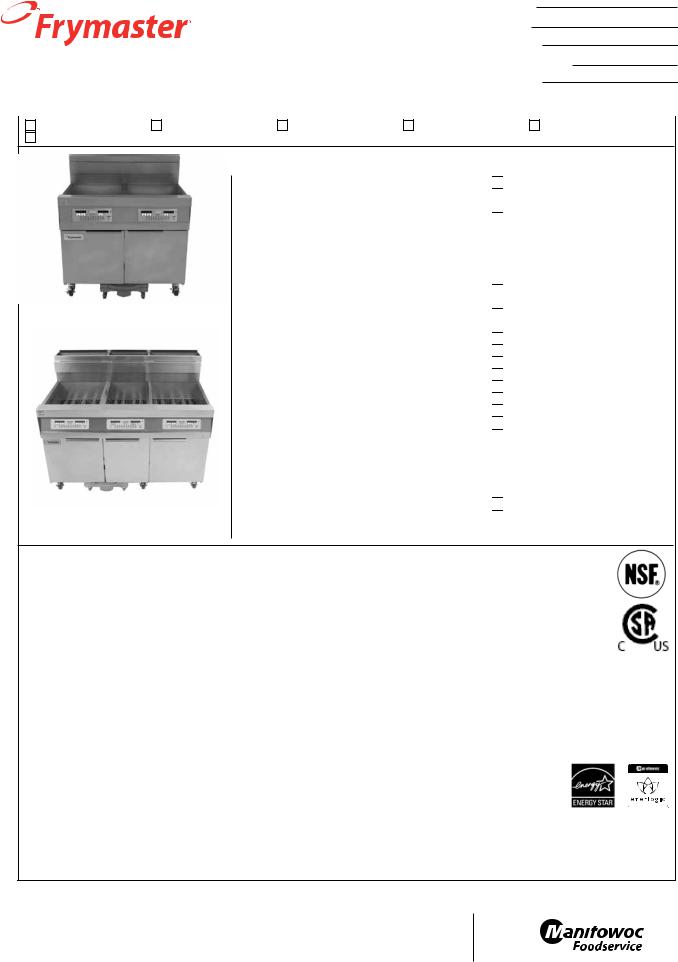 Frymaster 11814 User Manual