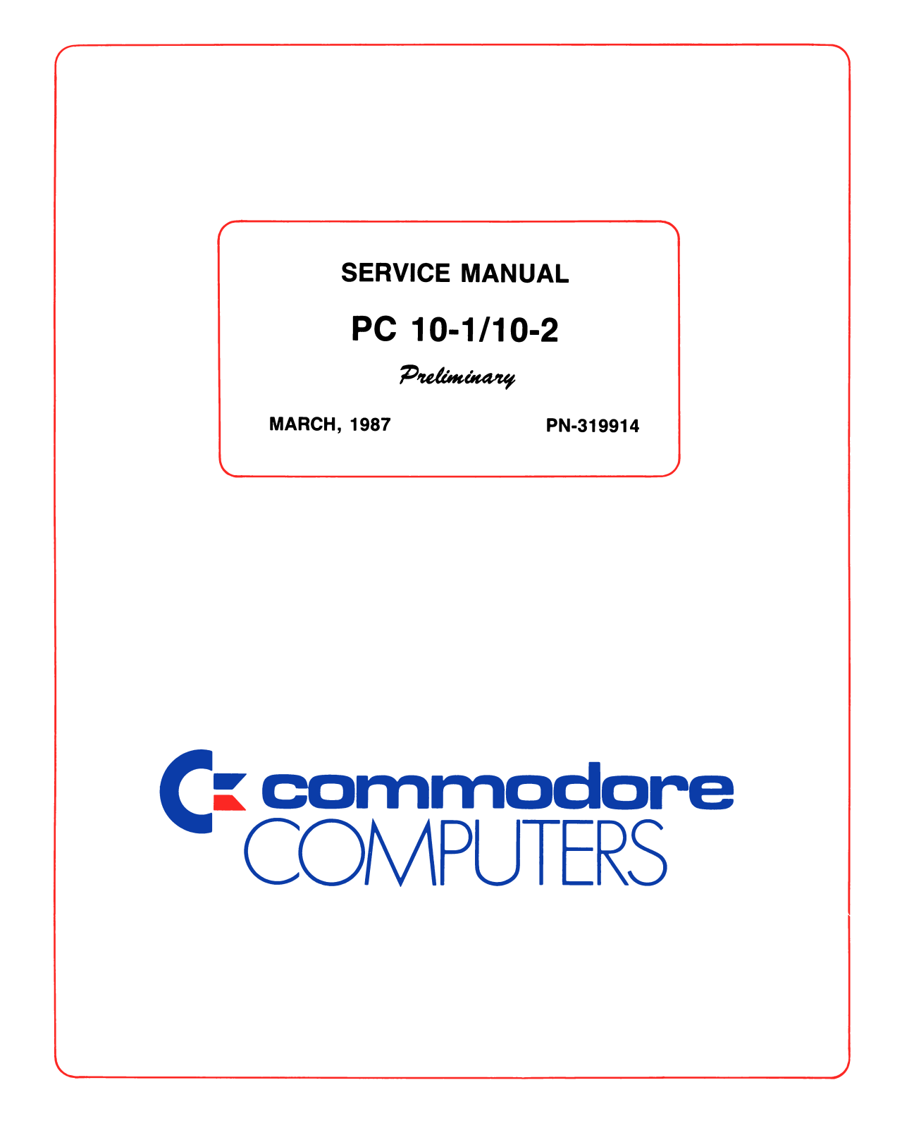 Commodore PC10-1,PC10-2 a - ManualMachine.com