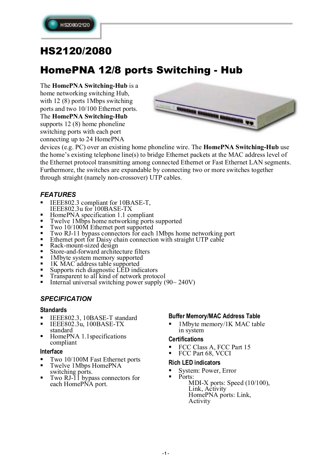 Abocom HS2120, HS2080 User Manual