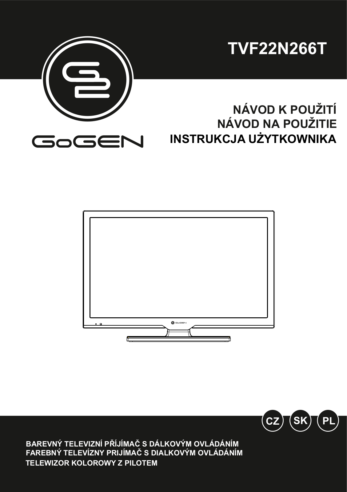 GoGEN TVF 22N266T User Manual