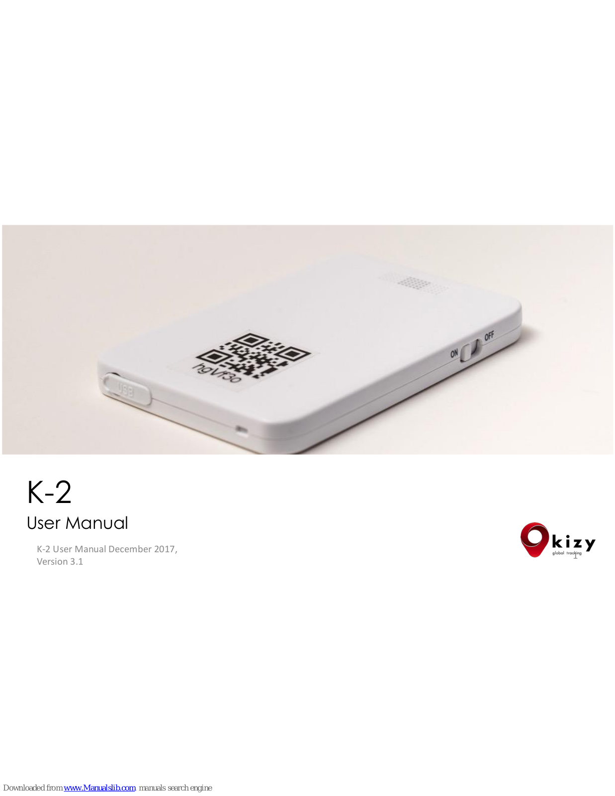 Kizy Tracking K-2 User Manual