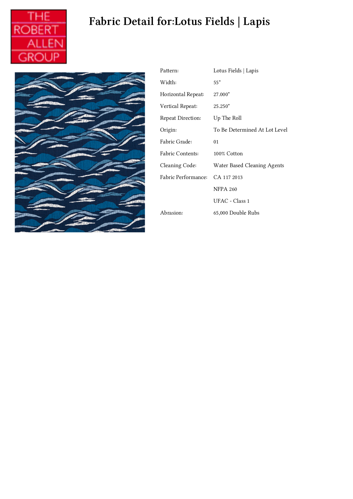 Robert Allen RALF1452 Specifications - ManualMachine.com
