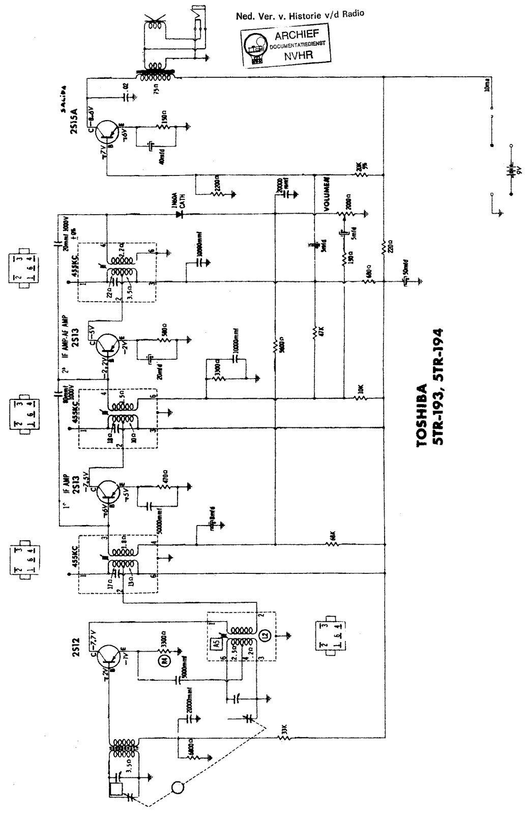 Toshiba 5TR193 Schematic - ManualMachine.com