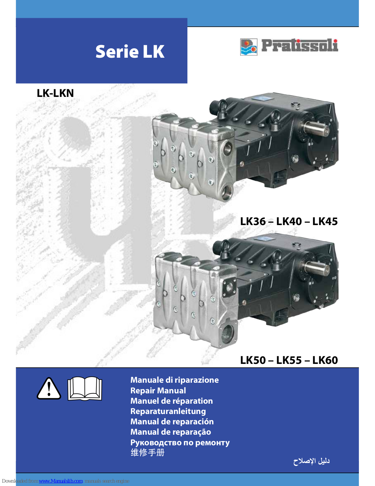 Pratissoli Serie LK, LK, LK45, LKN, LK36 Repair Manual