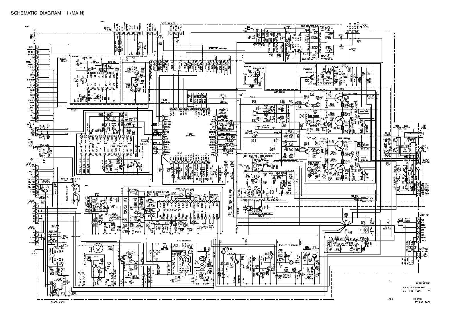 Aiwa XR-DV3M Schematic