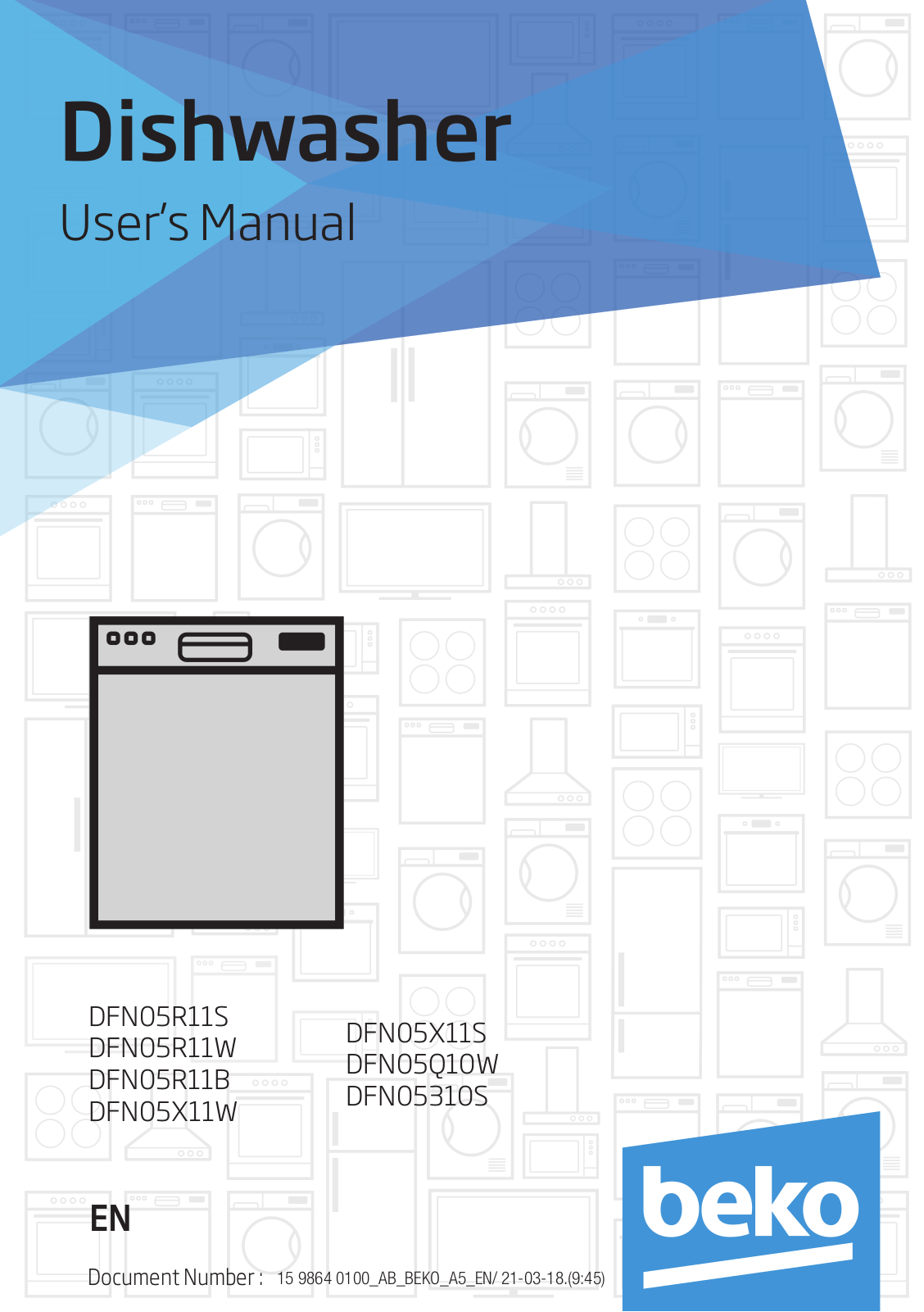 Beko DFN05R11S, DFN05310S User's Manual