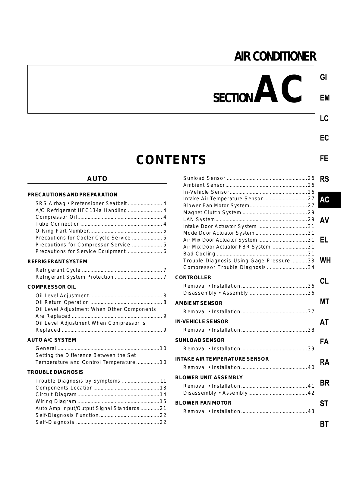 Nissan Almera 2006 User Manual