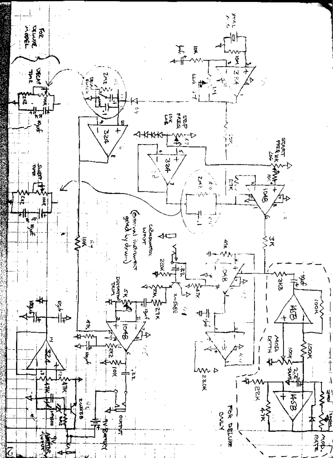 Electro harmonix space schematic