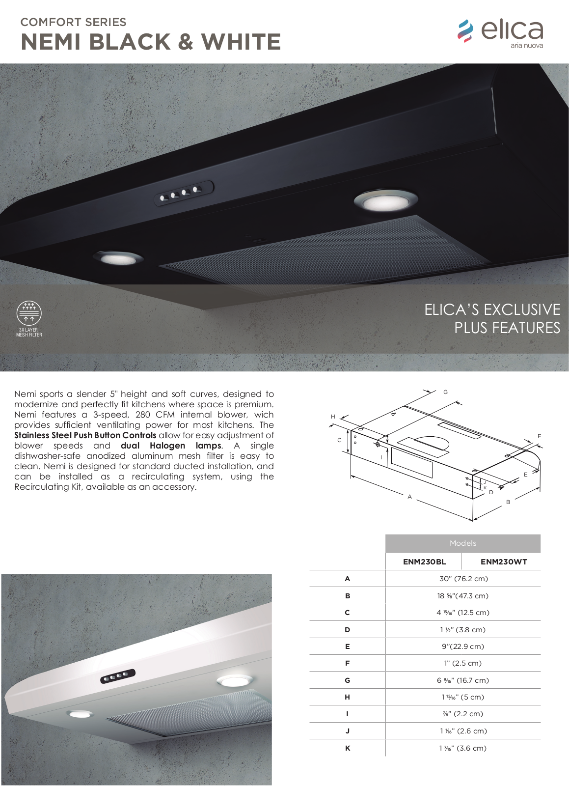 Elica EPLL1164 Specifications - ManualMachine.com