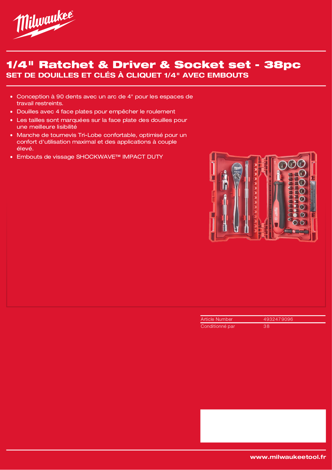 Milwaukee 4932479096 Specification - ManualMachine.com