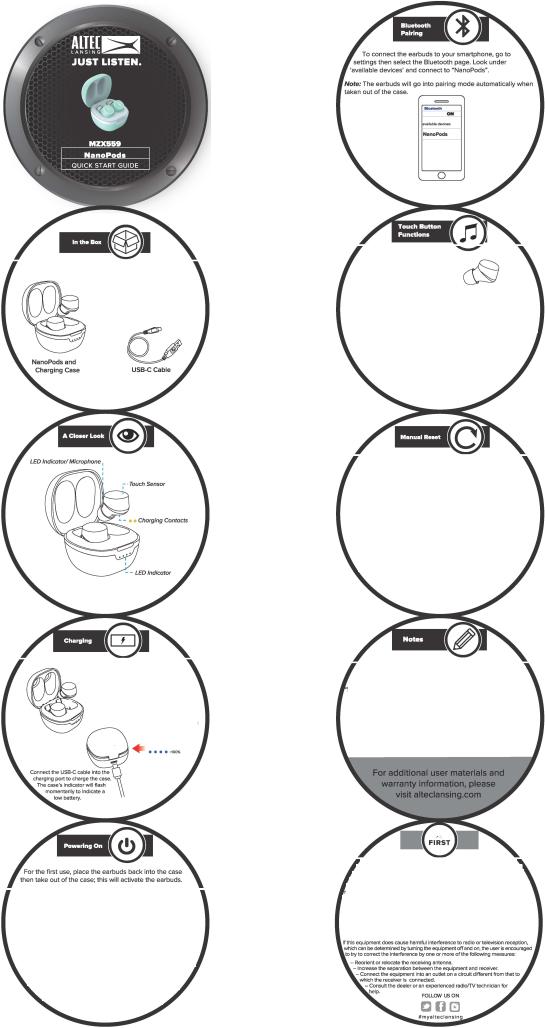 Altec MZX559 User Manual