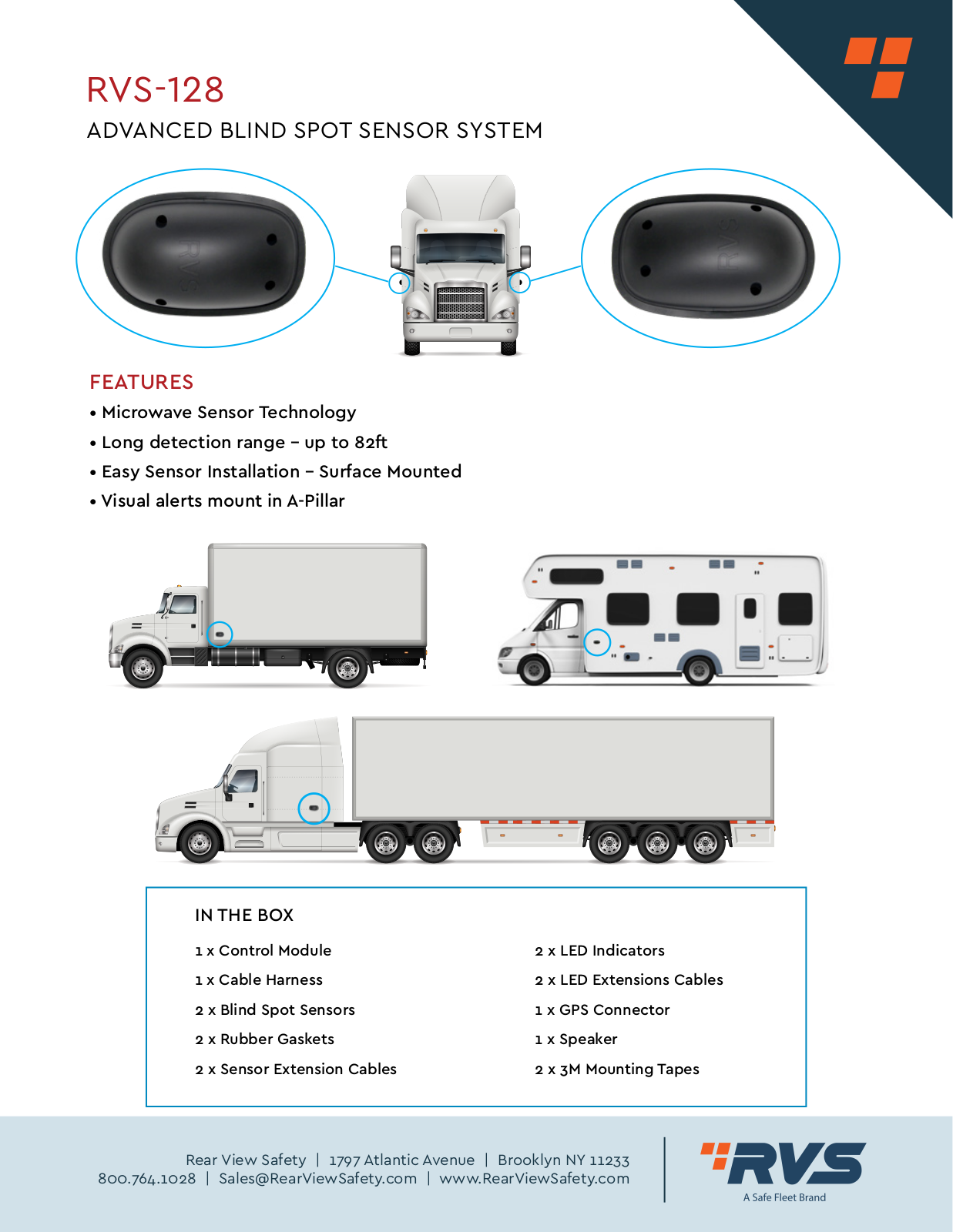 RVS Systems RVS-128 Specsheet