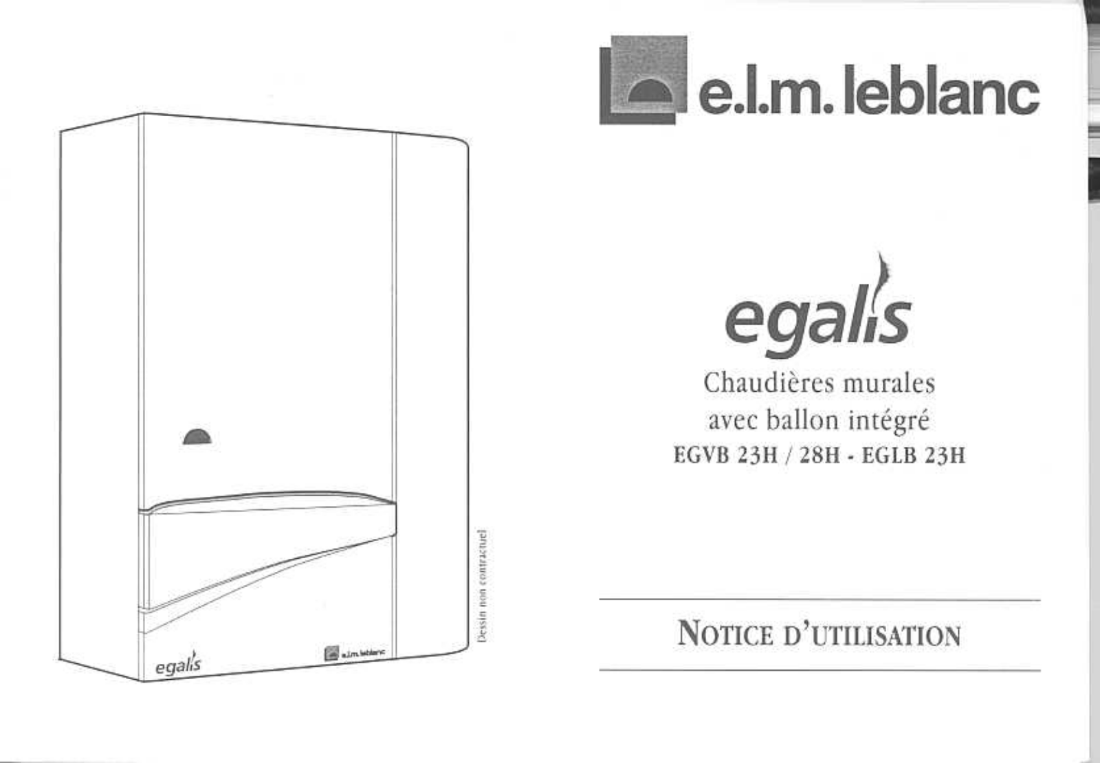 ELM LEBLANC EGLB 23H, EGVB 23H User Manual